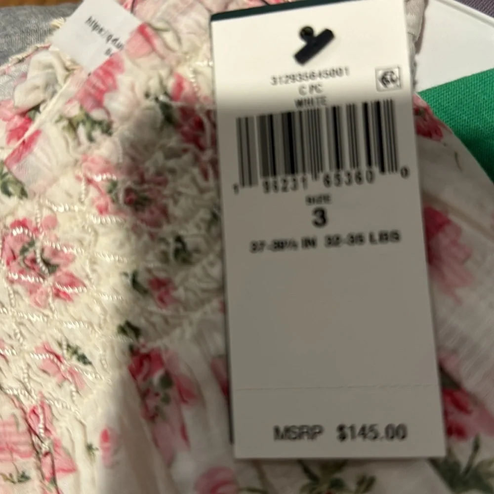 NWT Ralph Lauren Polo Country Collection Girl’s Floral‎ Smocked Dress Twee